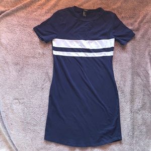 Navy Blue T-Shirt Dress